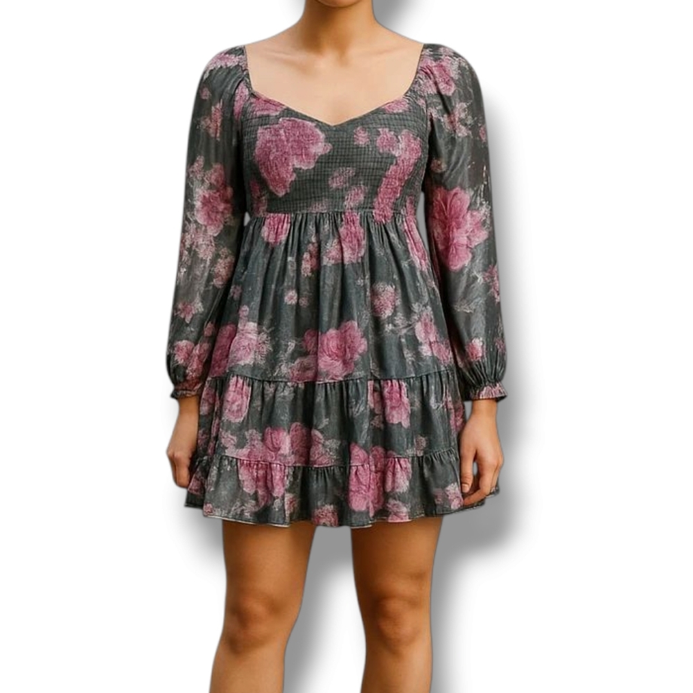 New Crystal Doll Boho Vibes Floral Dress Size Small